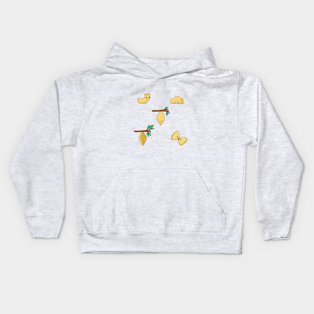 Life cycle of pasta Kids Hoodie by wawawiwa